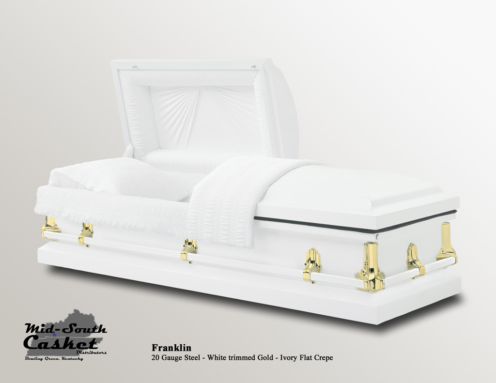 Franklin White trimmed Gold